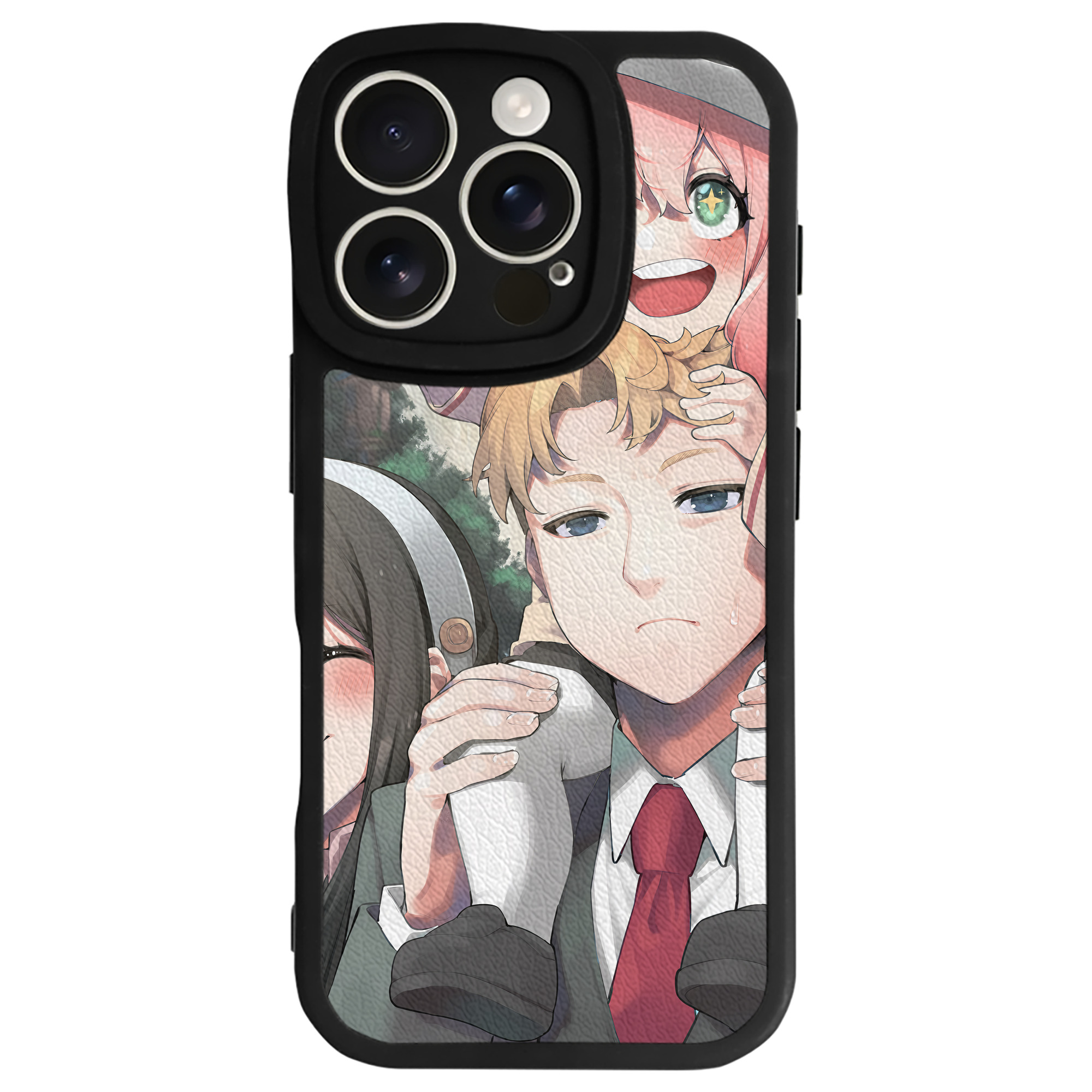 （画像用） SPY×FAMILY间谍家家酒 【iPhone 16シリーズ対応】シリコンスマホケース（レザー調） 材質：シリコン